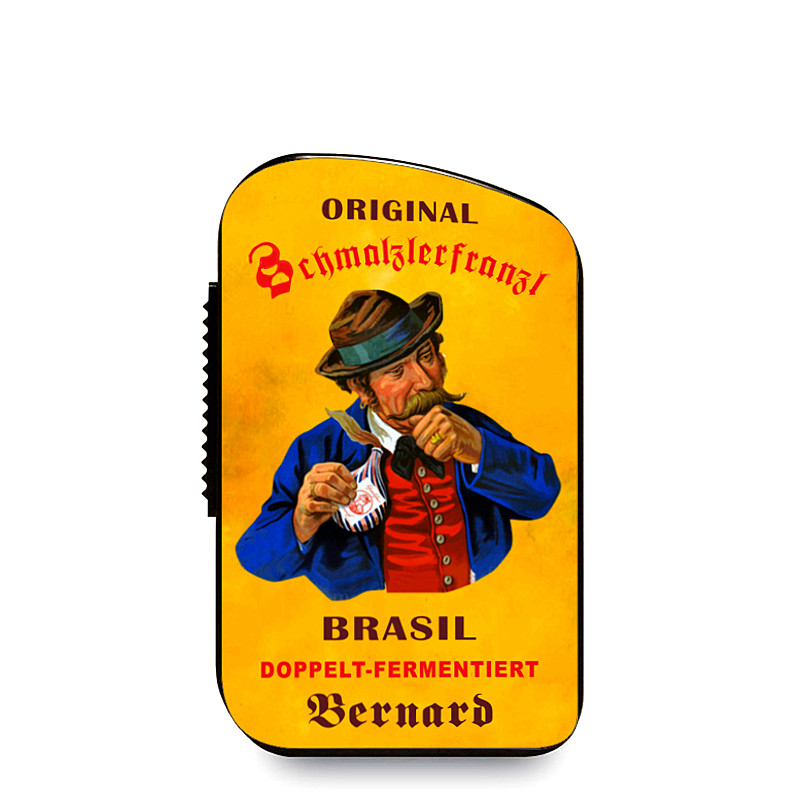 德国bernard伯纳德鼻烟经典伯拿老头二重发酵薄荷鼻烟