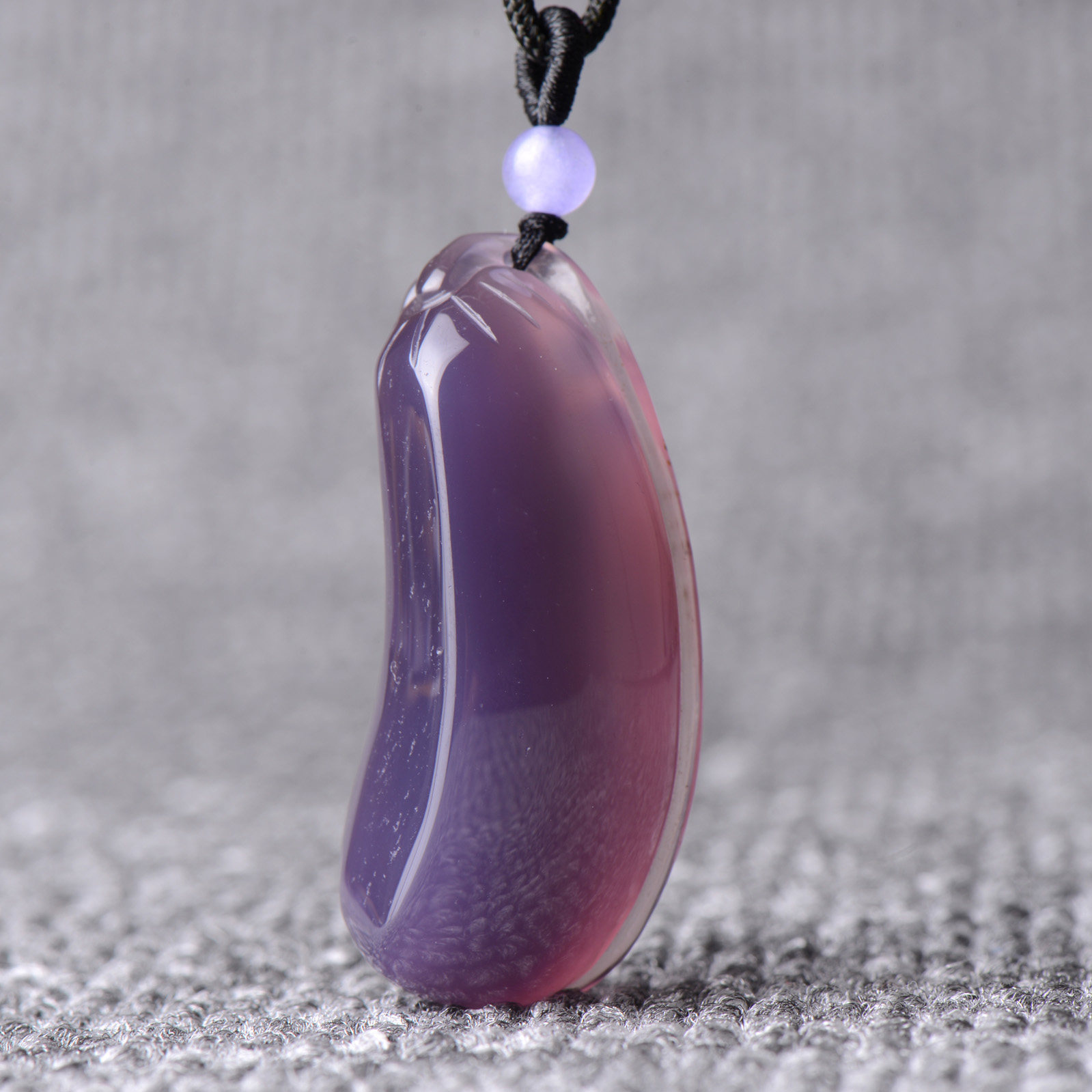 帝王紫玉髓福瓜吊坠 男女紫玉髓吊坠 项链坠子毛衣链挂件