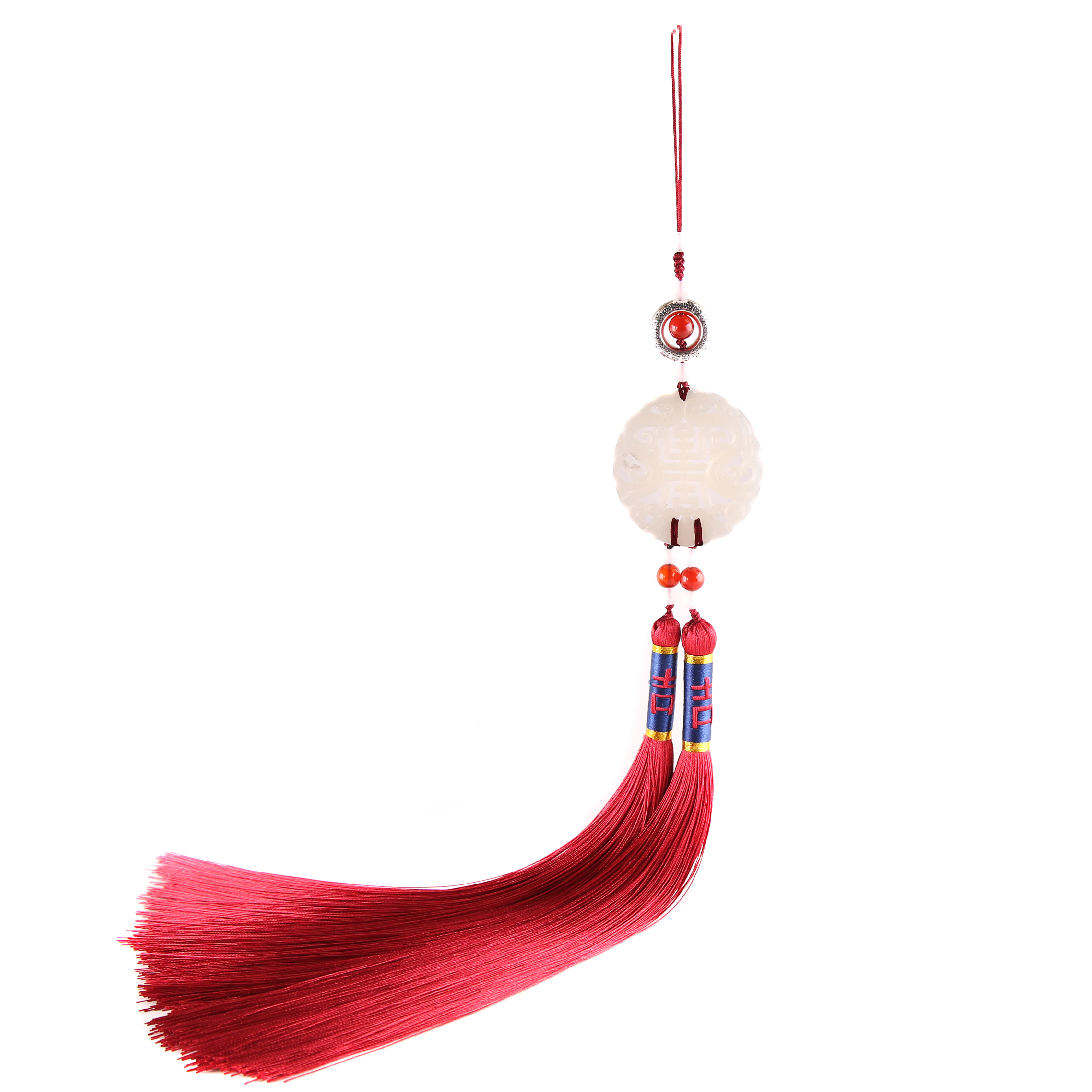 原创腰佩挂件禁歩吊坠古风风压玉佩吉祥双流线