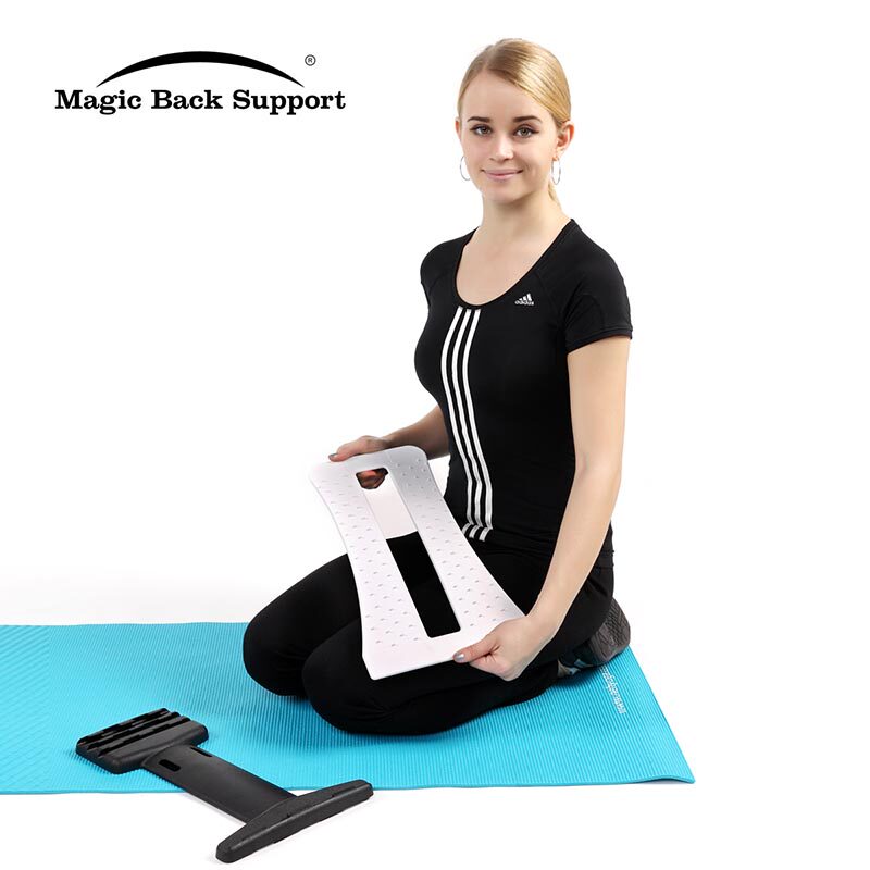 magic back support脊柱脊椎舒缓架腰椎拉伸矫正器腰托靠背牵引床