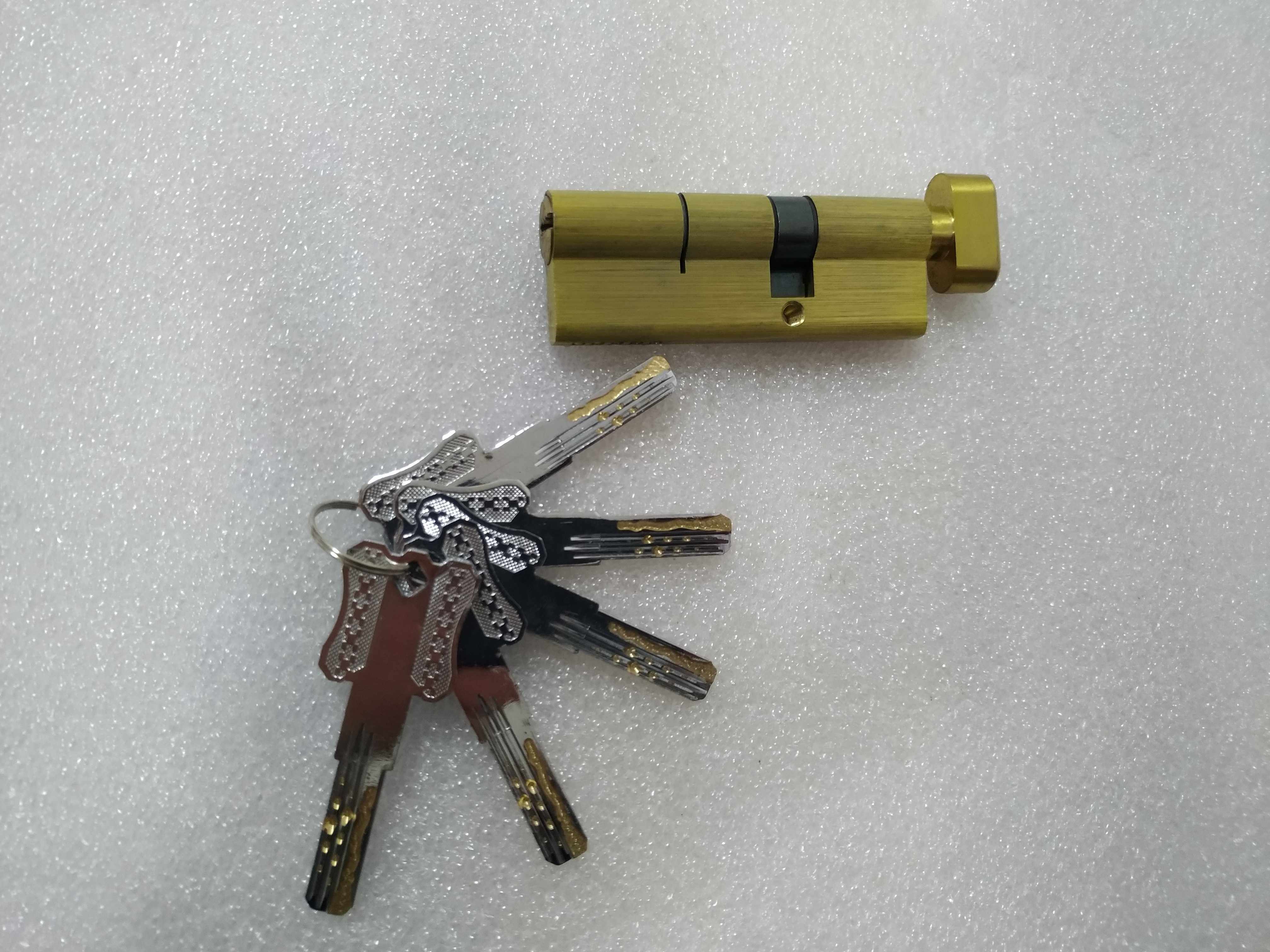 单开锁开锁纯铜单开葫芦门锁防盗门防盗机械机械门锁