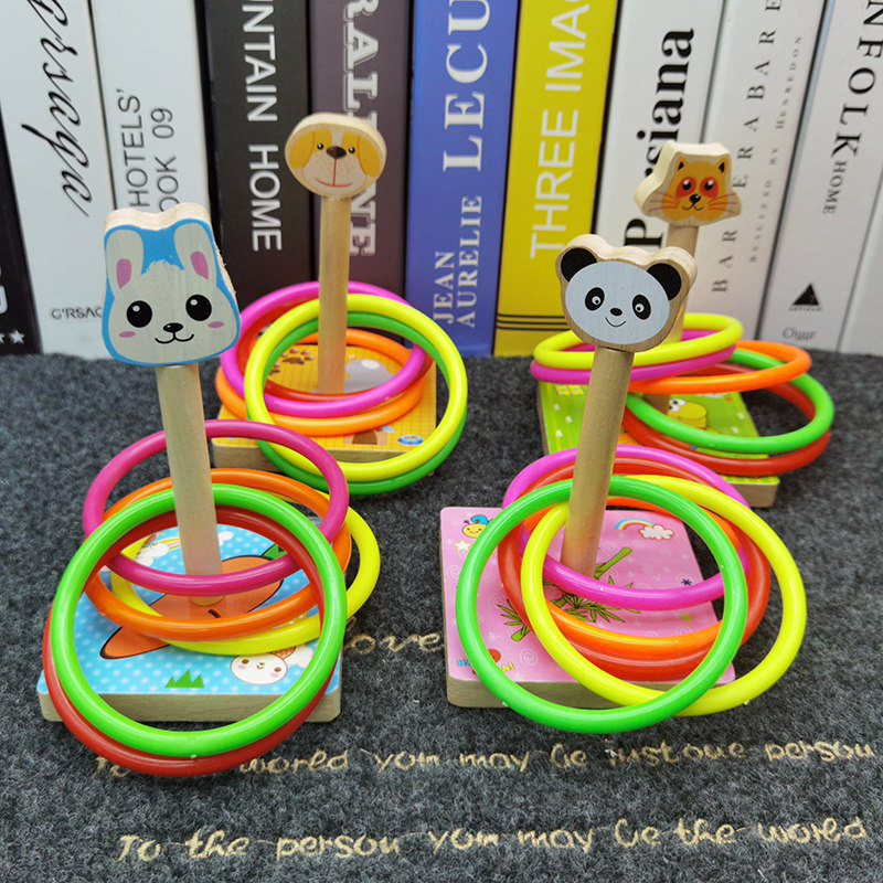 套圈儿童玩具136岁益智塑料户外亲子互动幼儿园投掷套圈