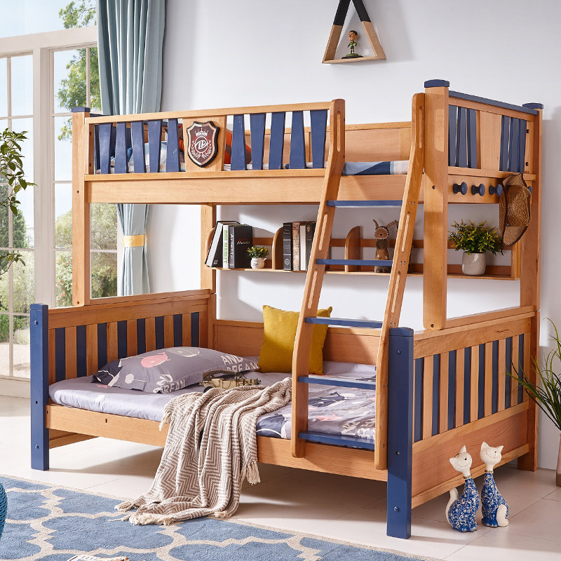 实木上下床子母床双层床儿童床高低床成人榉木多功能实木床