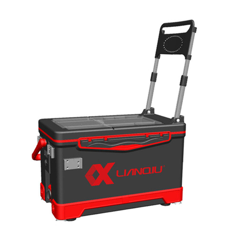 2022款连球新款钓箱40升特价免安装全套黑坑竞技多功能超轻钓鱼箱