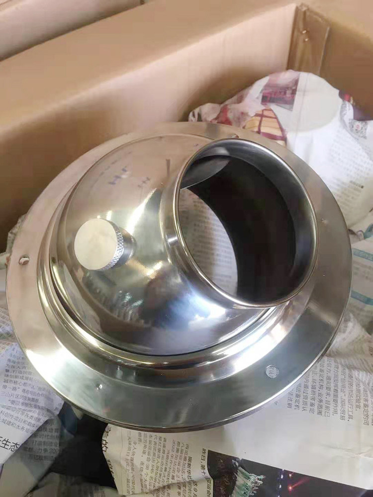 喷口通风工程风口厨房球形可调排烟罩送风器室内新风系统