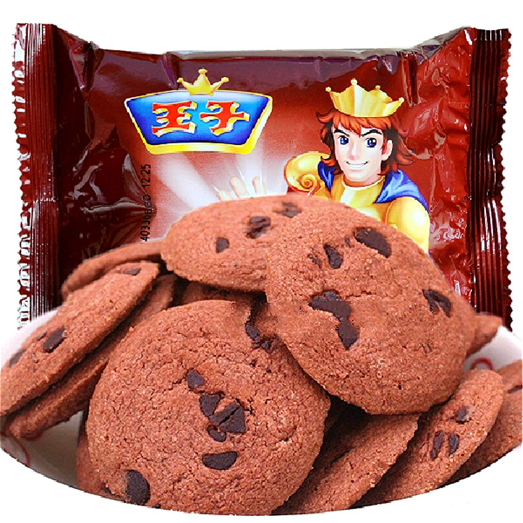 趣多多王子曲奇饼干香浓巧克力85g袋装酥脆休闲酥性饼干