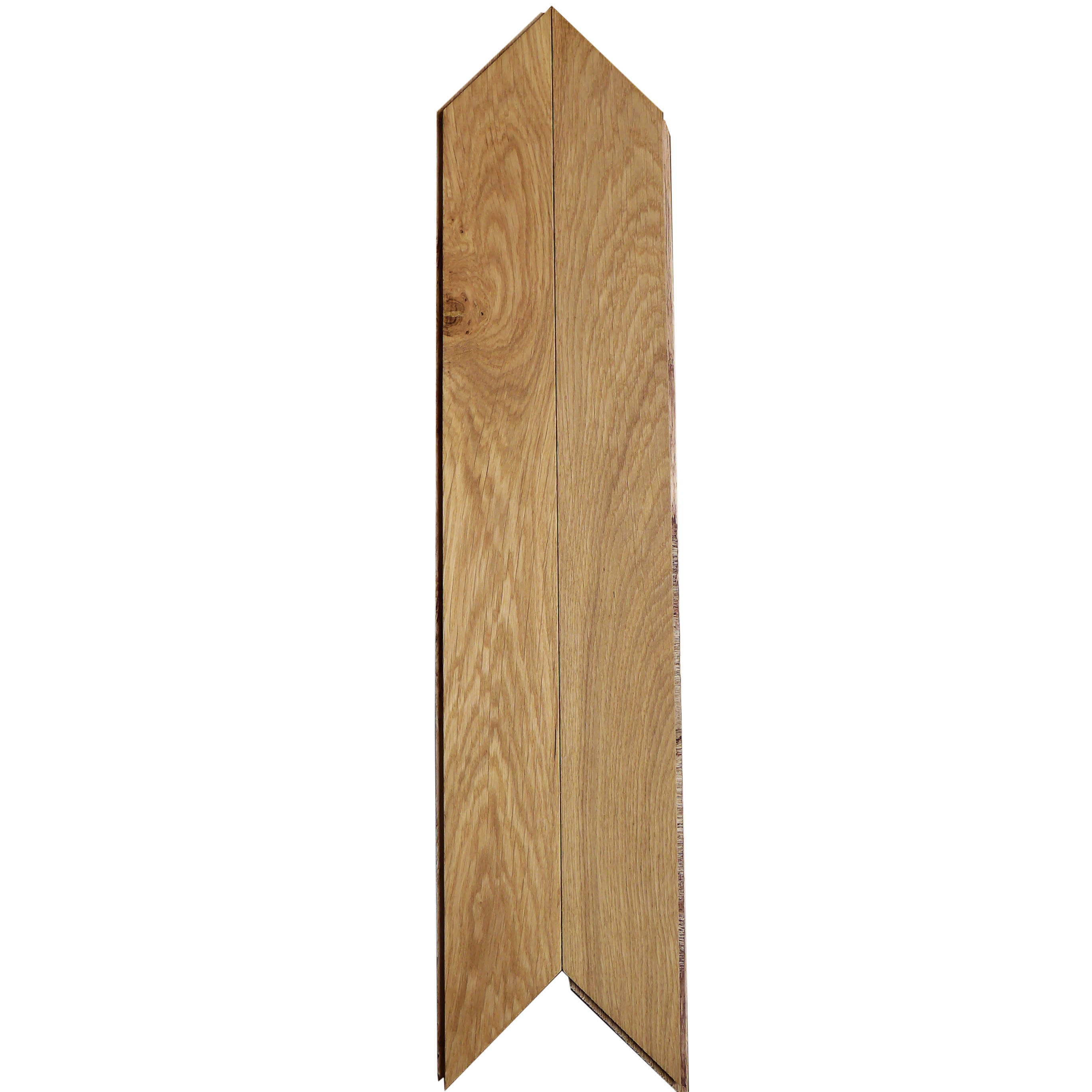 伯庭4mm橡木鱼骨拼多层实木复合蜡油地板原木浅灰色家用e0级地热