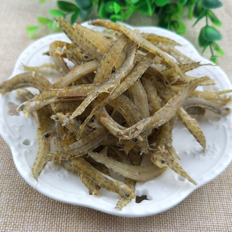 凤尾鱼渔民自晒面条鱼干500克810厘米长小咸鱼鱼干