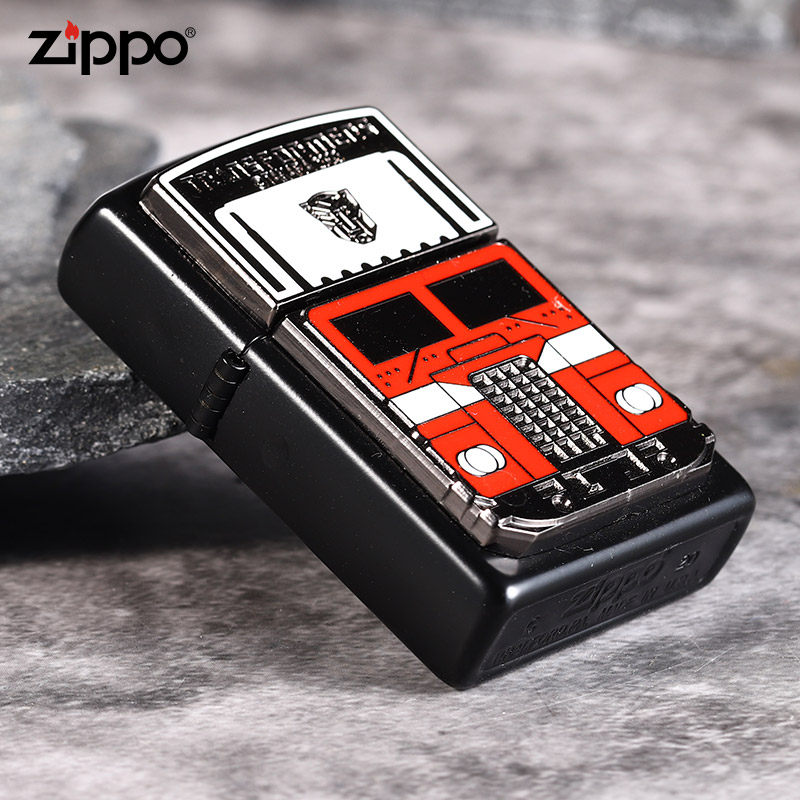 打火机zippo正版贴章变形金刚芝宝zppo收藏男士煤油zippo
