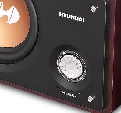 hyundai现代hy480d木质音箱重低音炮蓝牙hifi音质快递包邮