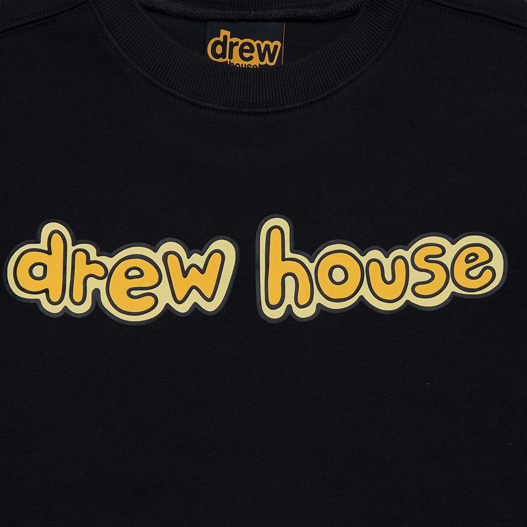 drewhouse22ss贾斯汀比伯笑脸logo字母情侣同款宽松套头卫衣