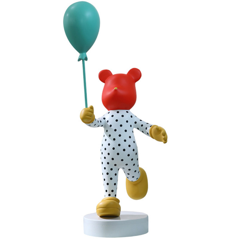 卡通大型雕塑样板房客厅气球熊落地大摆摆件酒店摆件