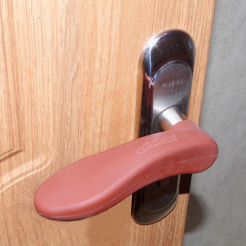 硅胶门把套 防静电 卧室门把套 防撞保护套 门把手防碰头