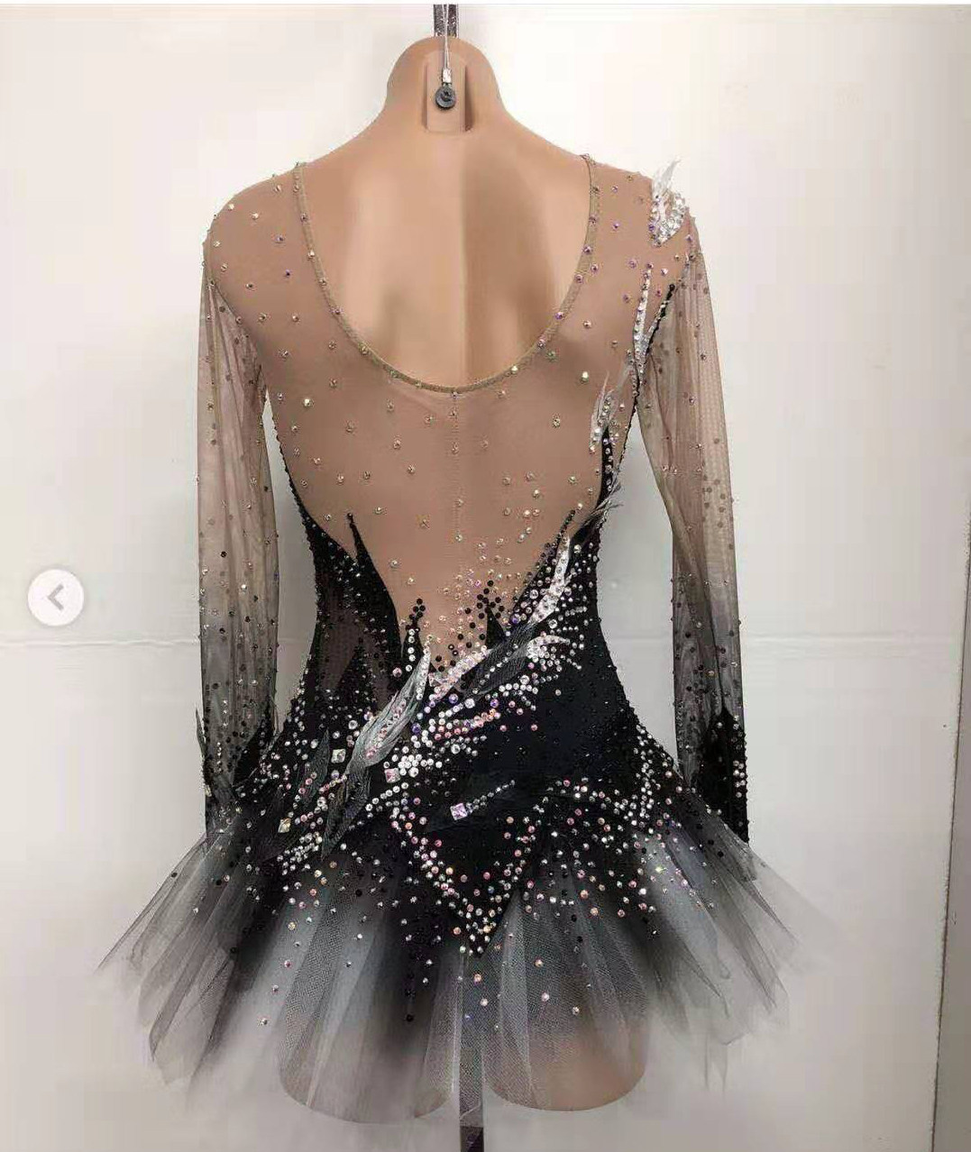 花样滑冰艺术体操表演儿童成人训练服童韵律溜冰滑冰服