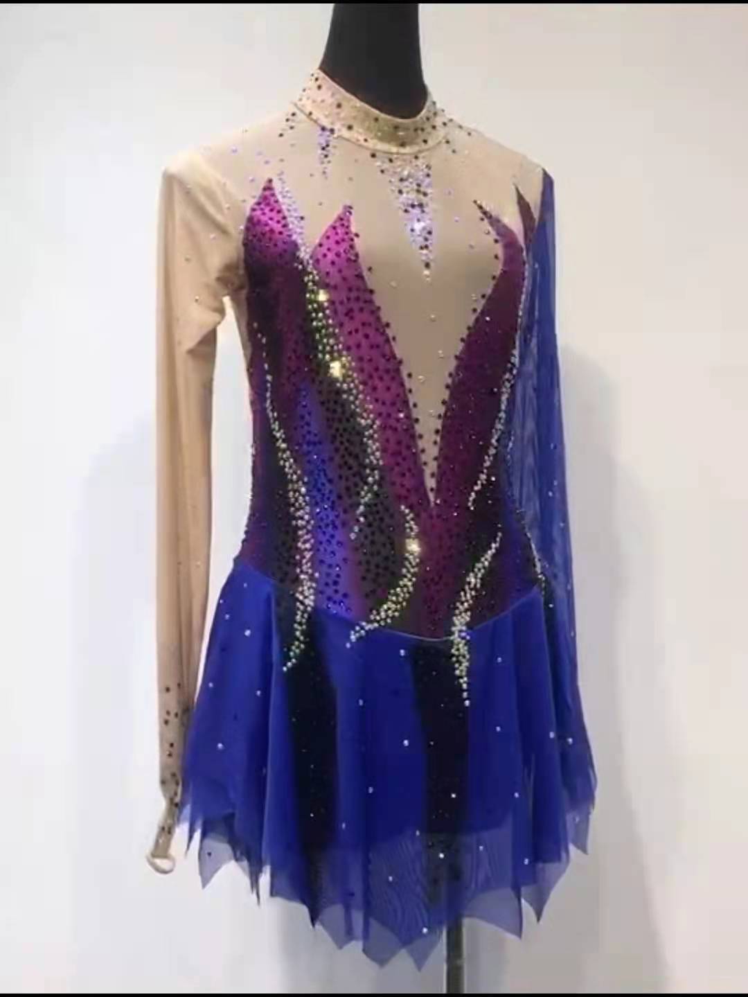 体操表演花样滑冰艺术滑冰溜冰韵律运动服tc21体操比赛服