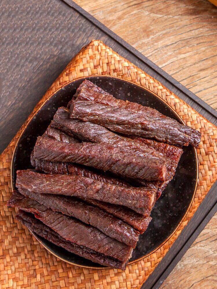 草原原村风干牛肉干内蒙古特产金沙之城手休闲小包牛肉类