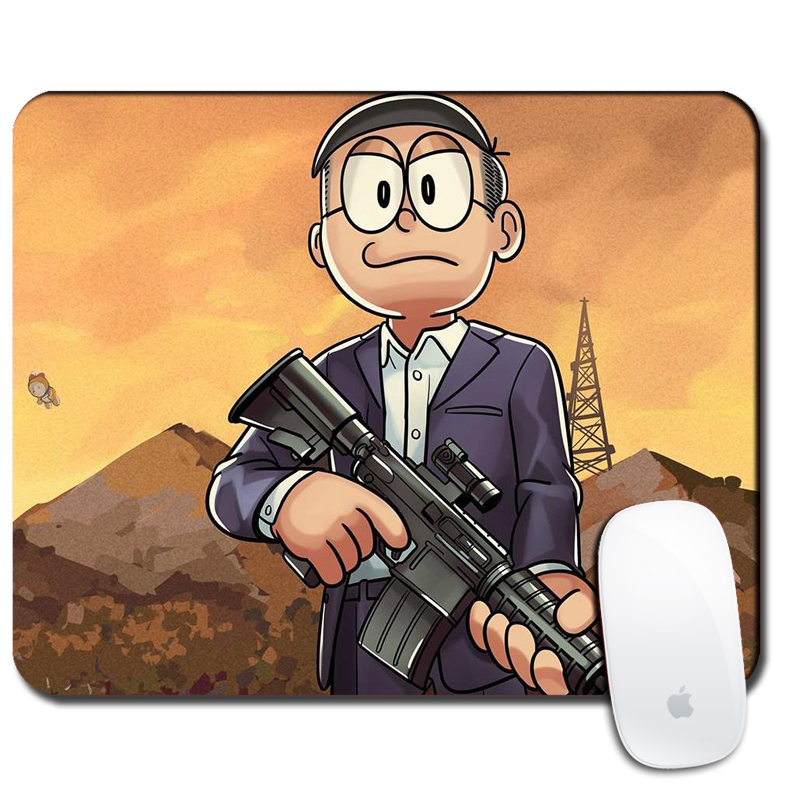 侠盗飞车边桌周边桌游戏学生梦飞同人哆啦键盘鼠标垫