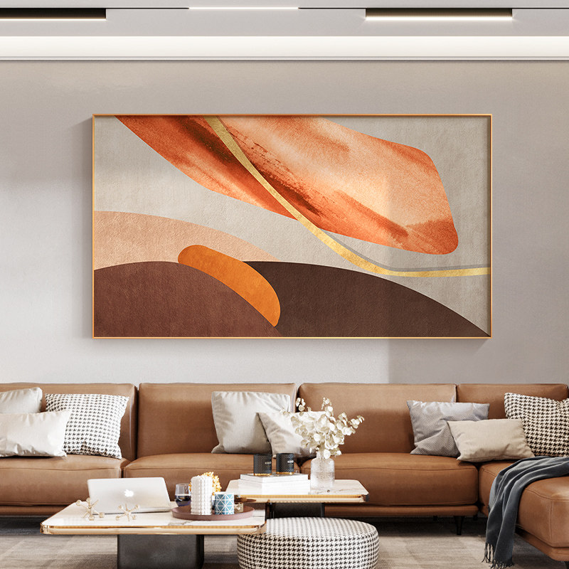抽象客厅装饰画复古美学艺术大幅沙发背景墙挂画现代装饰画