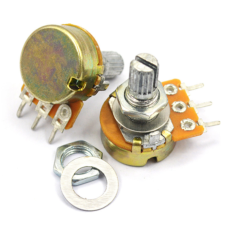 电位器risym单联b50kwh14850k轴长15mm功放音量电位器