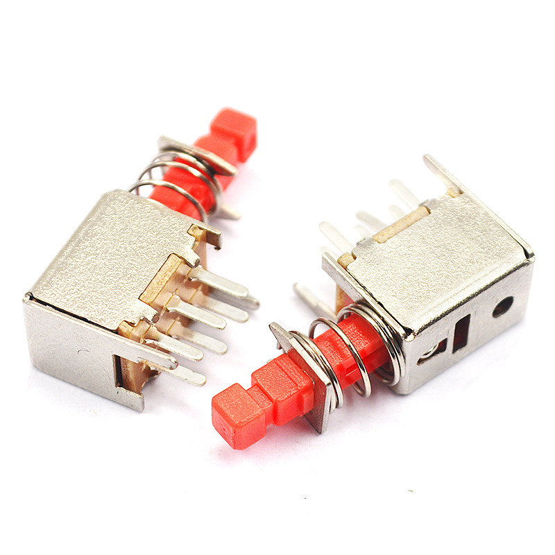 开关直键risym按键双排六脚自锁电源开关