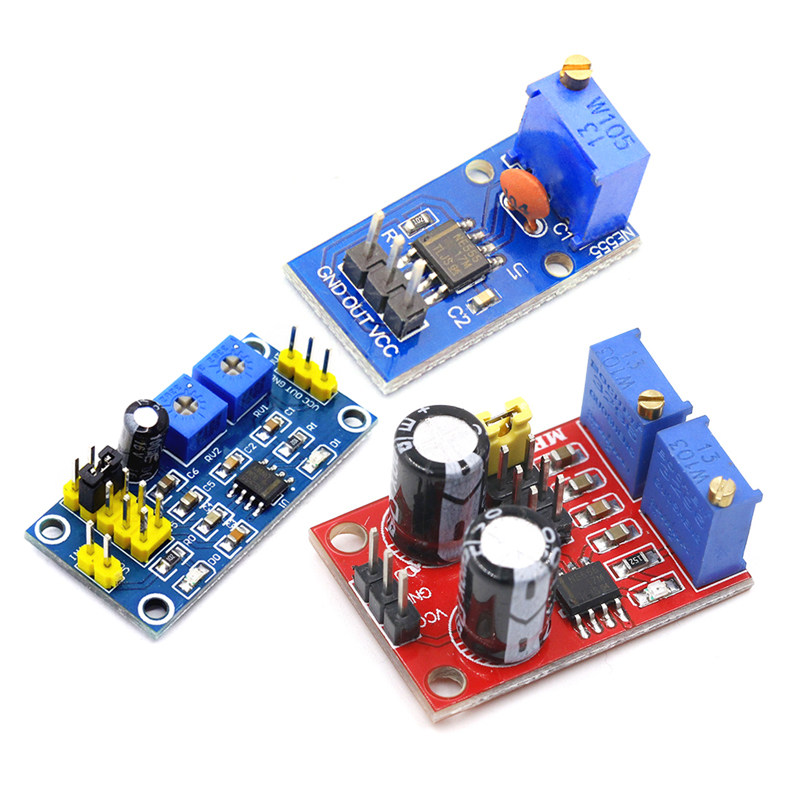 频率ne555脉冲发生器方波矩形占空信号发生器模块可调开发板