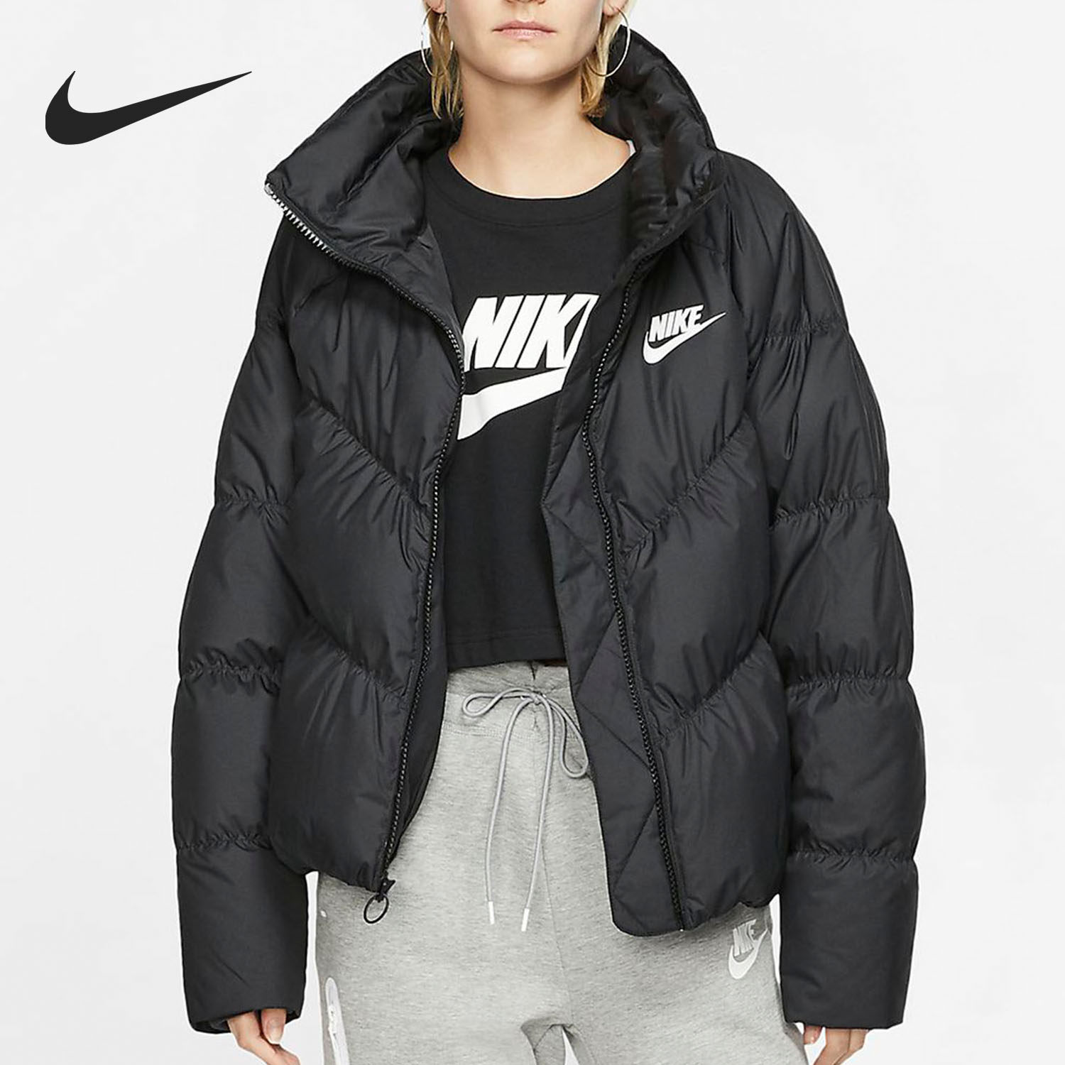 nike耐克官方正品女子保暖防风时尚冬季休闲运动运动羽绒服