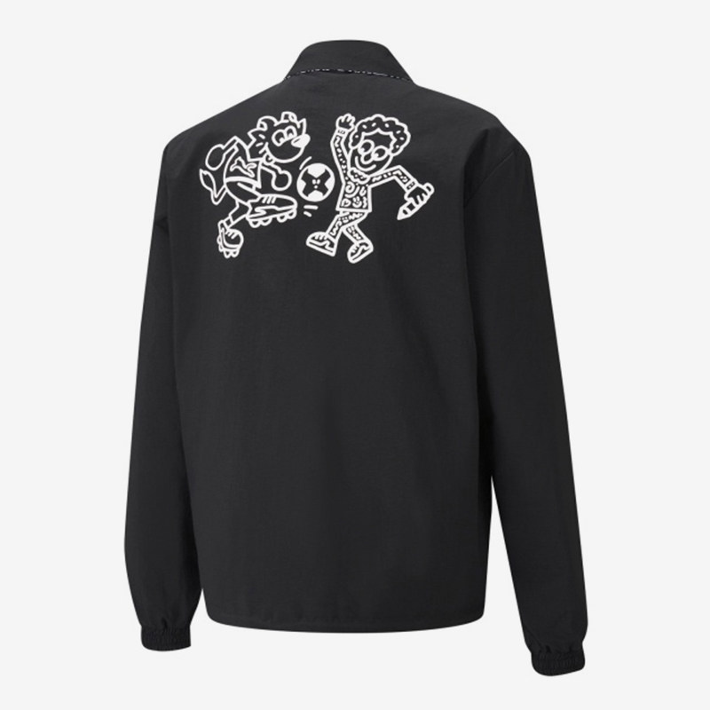 puma彪马正品新款男子mrdoodle休闲教练两面夹克运动茄克