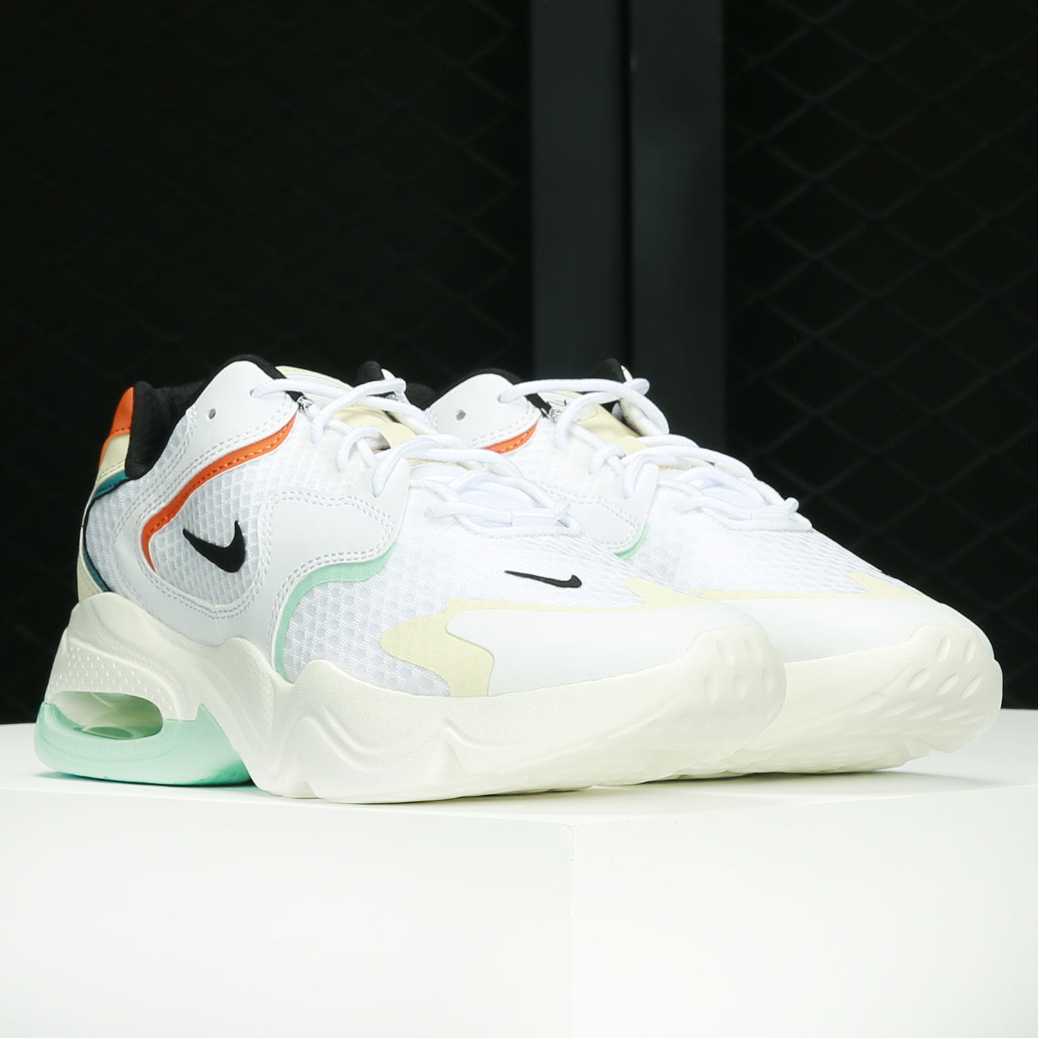 nike耐克正品新款男子airmax2x运动鞋气垫运动休闲鞋