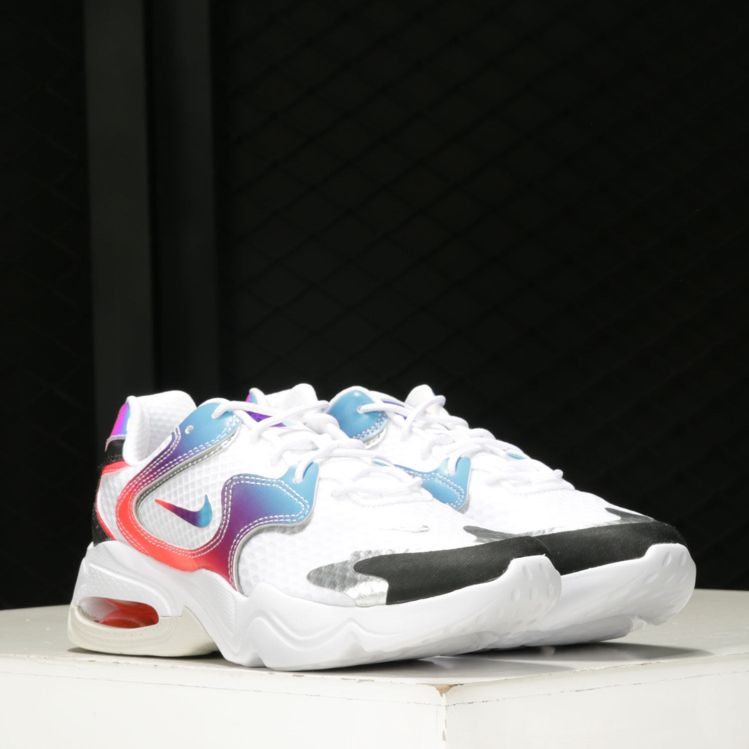 nike耐克正品airmax2x新款电玩像素气垫运动休闲鞋