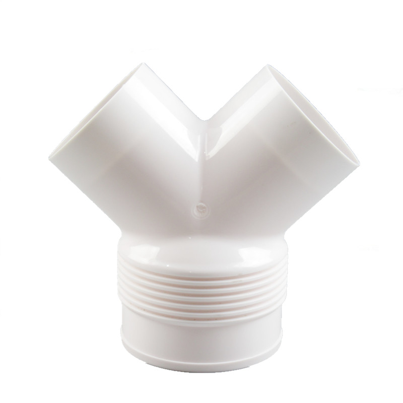 三通abs塑料卫生间浴霸换气扇管道pvc75-110排风风管室内新风系统