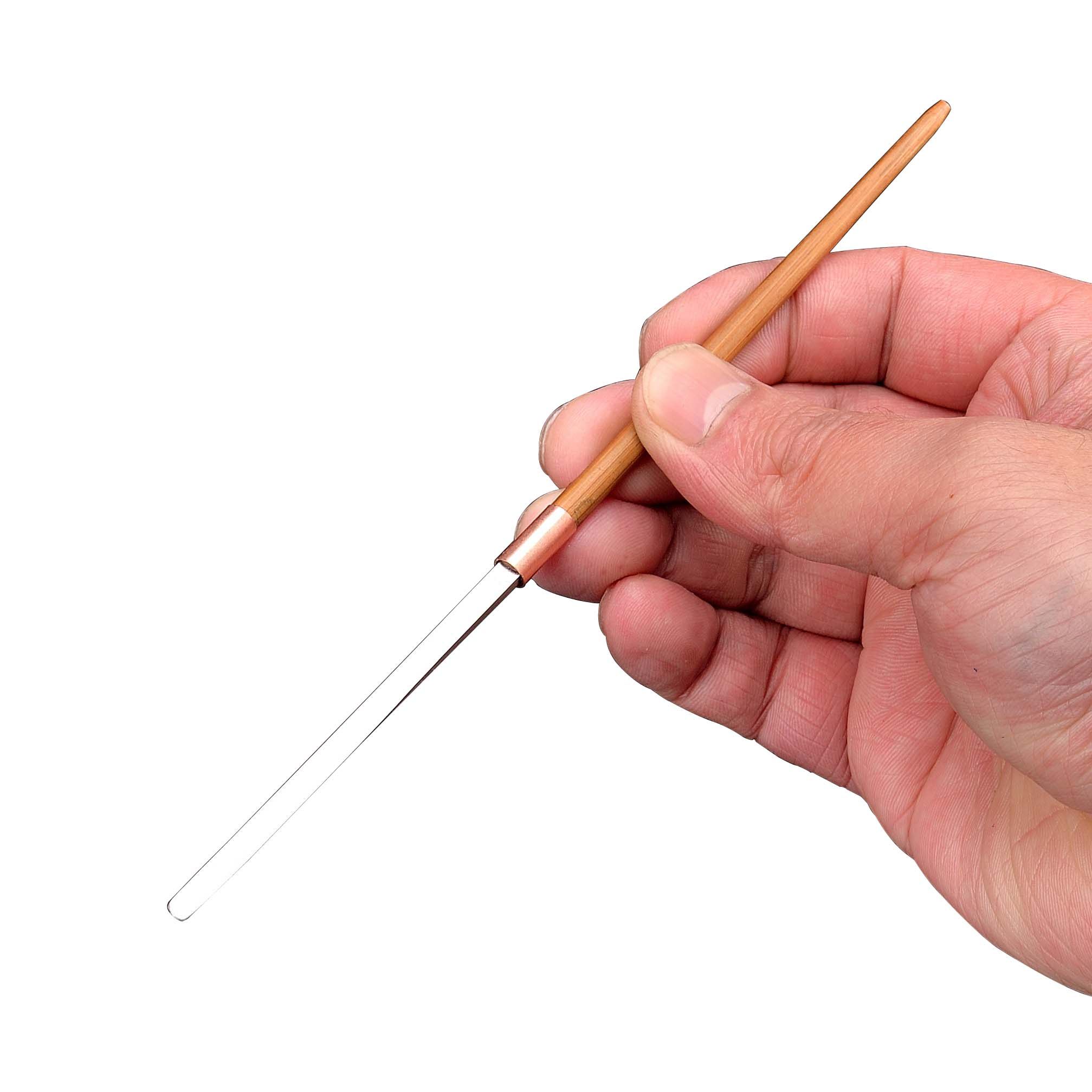 采耳店师傅老成都手艺人洗眼睛刮耳云刀木手柄刮耳刀洗眼刀顺万家