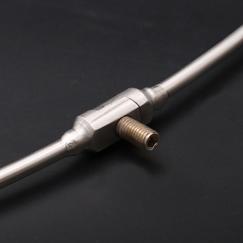 实心不锈钢抄网圈80cm抄网头配件折叠网圈10mm通用抄网头