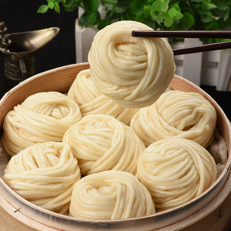 金丝卷银丝卷天津特产馒头花卷酒店饭店餐饮用特色半成品面食早餐
