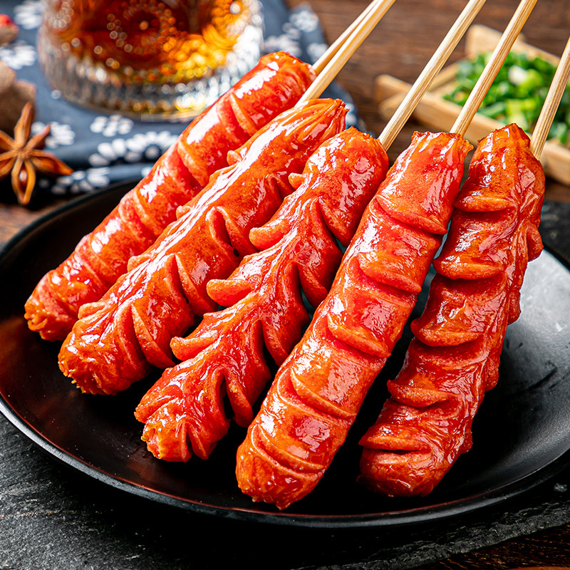 火龙15根900g夜宵火锅烧烤油炸小吃冷冻半成品包装即食肠类