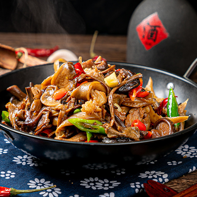 干锅三菌酒店饭店餐饮饮用特色半成品美食冷冻腌制