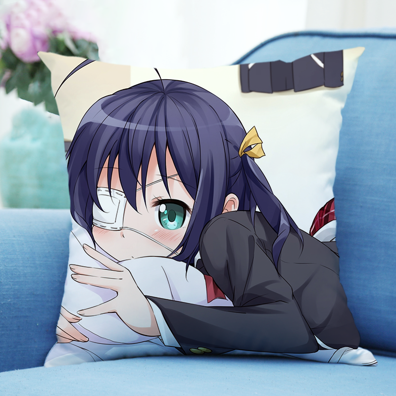 小鸟游六花抱枕周边cos枕套方形中二病也要谈恋爱动漫靠垫枕头套