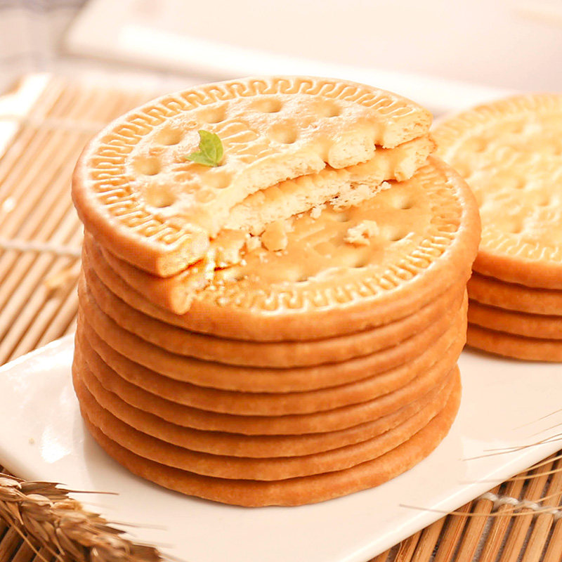 饼干新加坡品牌康元早餐1000g独立包装营养代餐夹心饼干