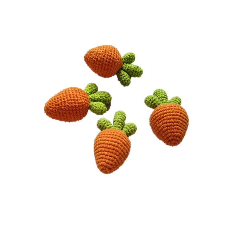 勾勾勾乐手工钩针毛线编织玩偶diy材料胡萝卜diy编织材料包