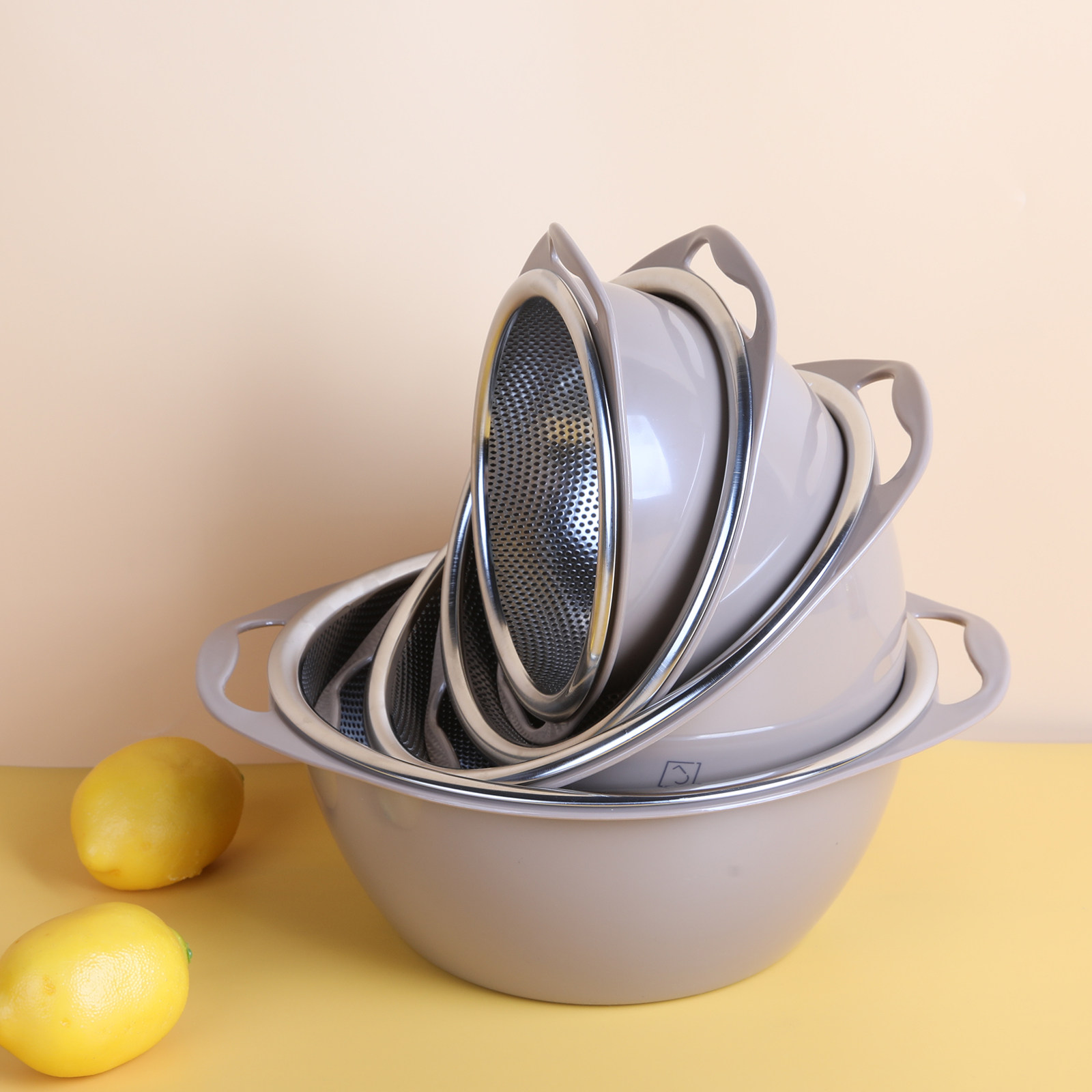 洗菜创意菜篮子厨房不锈钢沥水篮滤水筐双层水果蔬菜果盆
