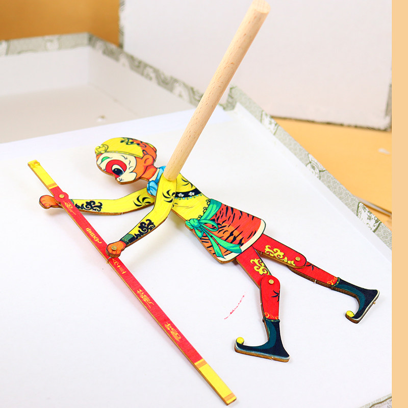 礼物木质皮影戏手工diy特色礼品西游记手玩出国皮影