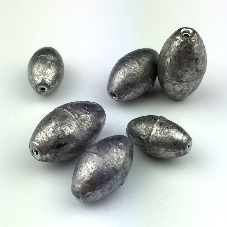 铅坠橄榄形通心空心饼铅中通翻板反板铅海竿抛铅坠