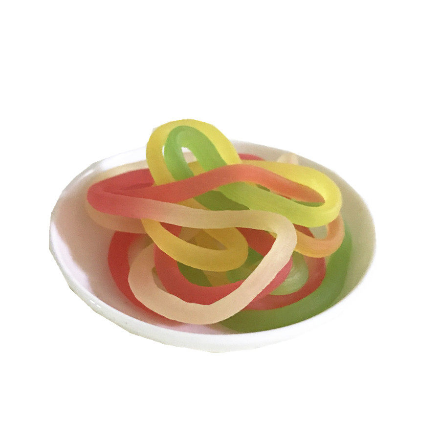 五彩童年糖优qq橡皮糖果喜糖怀旧零食绳糖传统糖果