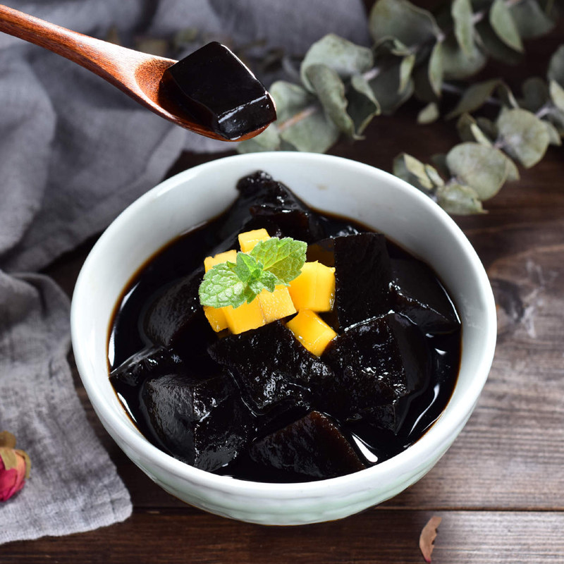 2袋包邮江门百泉凉粉烧仙草粉清凉解暑500克天然粉粉食品