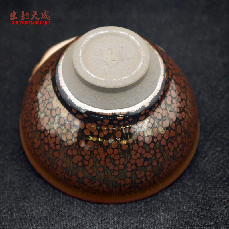 收藏建盏非遗传承人吴立主金盏建阳名家名师茶杯