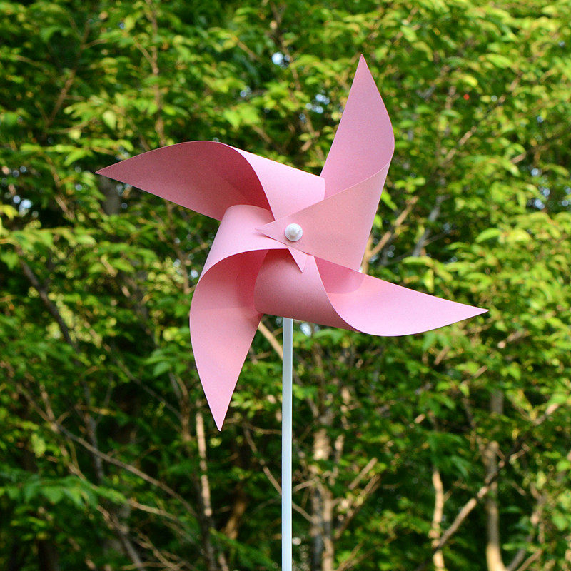 彩色色卡纸风车手工手工制制作幼儿园装饰喜庆节日折纸