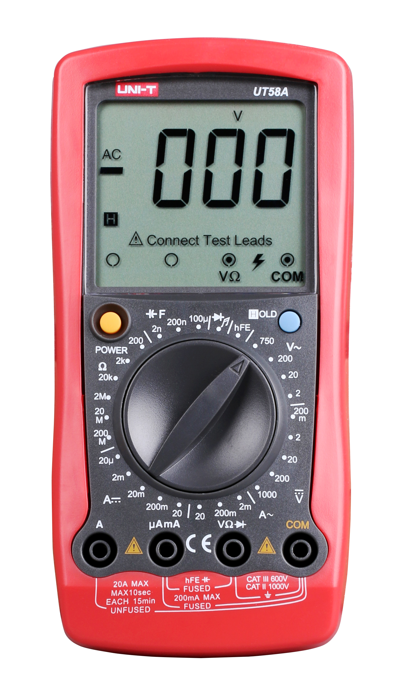 正品优利德ut58aut58but58cut58dut58e数字万用表大屏幕万用表