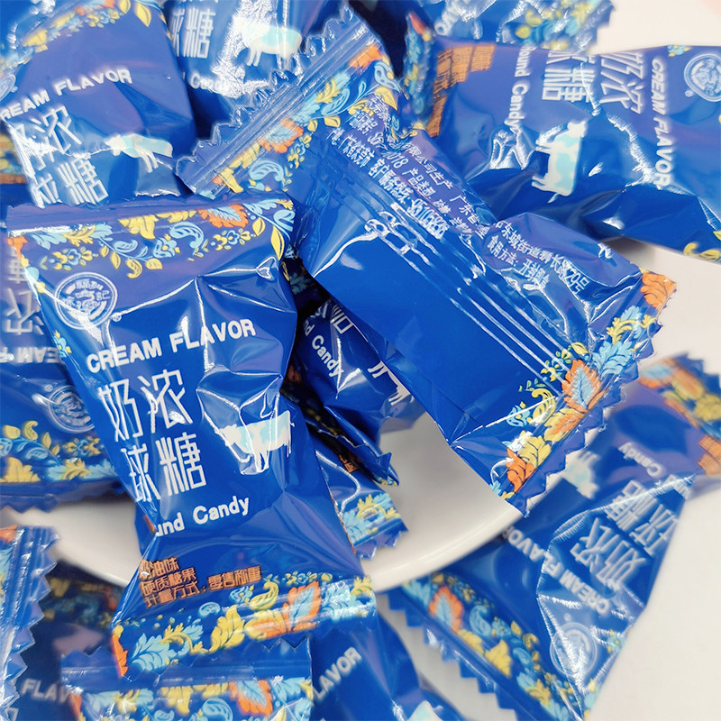徐福记糖果果牛奶油味奶浓球硬质散装结婚婚礼传统糖果