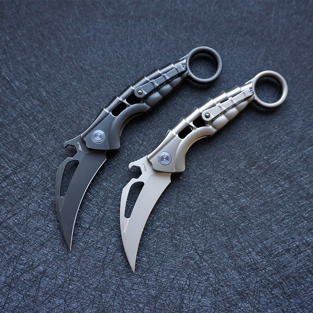 rikeknife外星人爪刀户外口袋折叠alien2随身刀具n690co其他户外刀具