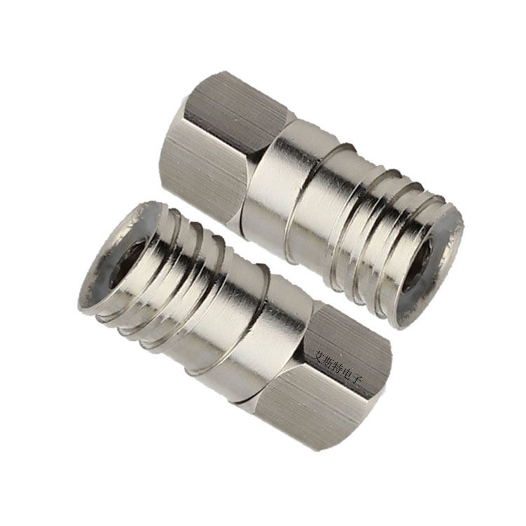 接头rg6冷压头全有线电视数字电视755公制油压屏蔽f头