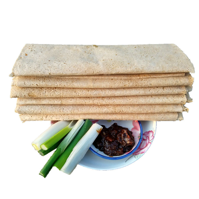 煎饼山东莒南特产农家现做麦子手工全麦石磨手抓饼